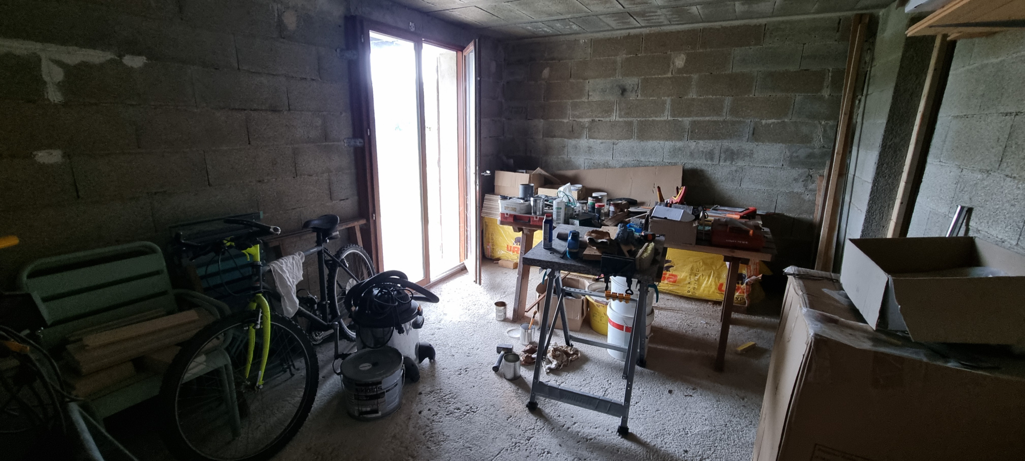 chambre entresol avant travaux